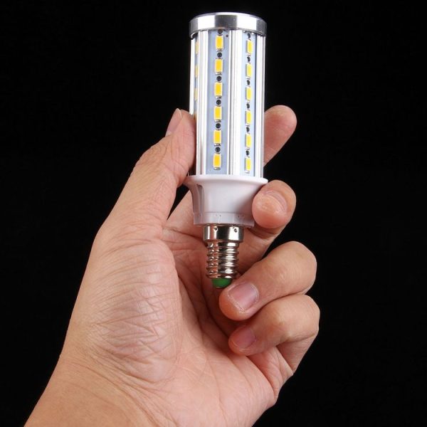 10W Aluminum Corn Light Bulb, E14 880LM 42 LED SMD 5730, AC 85-265V (White Light) - Image 5
