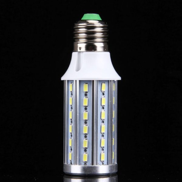 15W Aluminum Corn Light Bulb, E27 1280LM 60 LED SMD 5730, AC 85-265V (Warm White) - Image 4