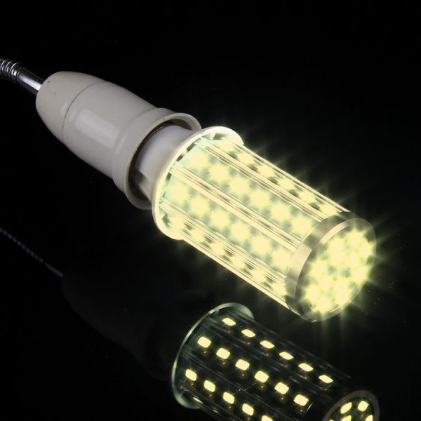 15W Aluminum Corn Light Bulb, E27 1280LM 60 LED SMD 5730, AC 85-265V (Warm White) - Image 7
