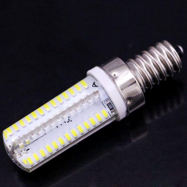 E14 4W 240-260LM Corn Light Bulb, 104 LED SMD 3014, AC 110V (White Light) - Image 2