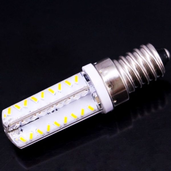 E14 3.5W 200-230LM Corn Light Bulb, 72 LED SMD 3014, Adjustable Brightness, AC 110V (Warm White) - Image 2