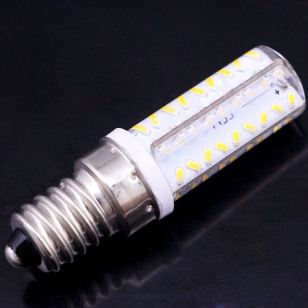 E14 3.5W 200-230LM Corn Light Bulb, 72 LED SMD 3014, Adjustable Brightness, AC 110V (Warm White) - Image 3