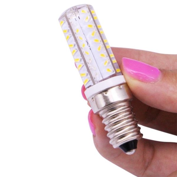 E14 3.5W 200-230LM Corn Light Bulb, 72 LED SMD 3014, Adjustable Brightness, AC 110V (Warm White) - Image 5