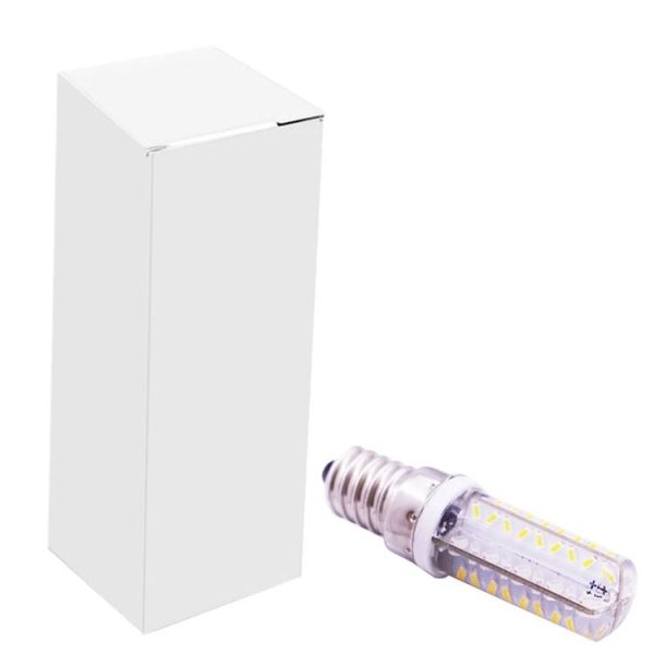 E14 3.5W 200-230LM Corn Light Bulb, 72 LED SMD 3014, Adjustable Brightness, AC 110V (Warm White) - Image 7