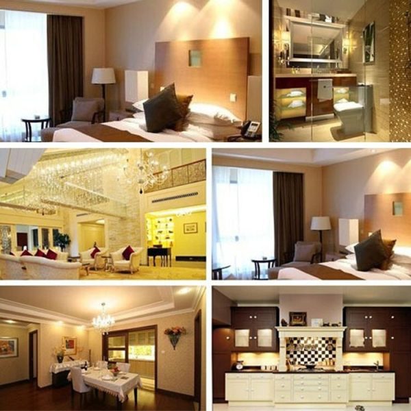 E14 3.5W 200-230LM Corn Light Bulb, 72 LED SMD 3014, Adjustable Brightness, AC 110V (Warm White) - Image 8