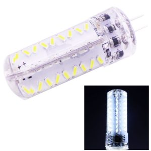 G4 3.5W 200-230LM Corn Light Bulb, 72 LED SMD 3014, Adjustable Brightness, AC 110V (White Light)