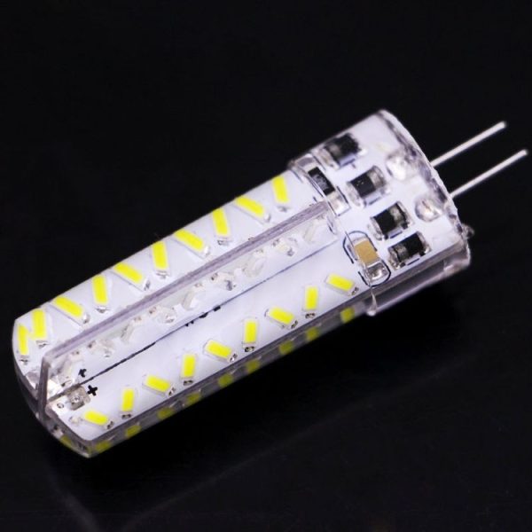G4 3.5W 200-230LM Corn Light Bulb, 72 LED SMD 3014, Adjustable Brightness, AC 110V (White Light) - Image 2