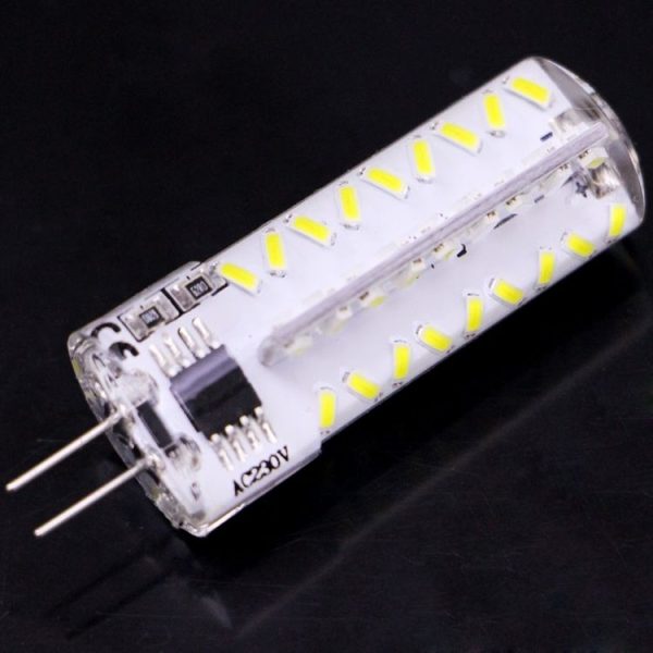 G4 3.5W 200-230LM Corn Light Bulb, 72 LED SMD 3014, Adjustable Brightness, AC 110V (White Light) - Image 3