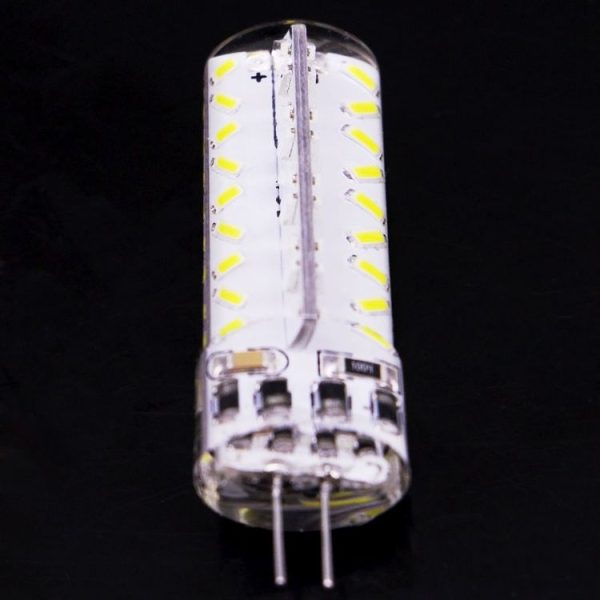 G4 3.5W 200-230LM Corn Light Bulb, 72 LED SMD 3014, Adjustable Brightness, AC 110V (White Light) - Image 4