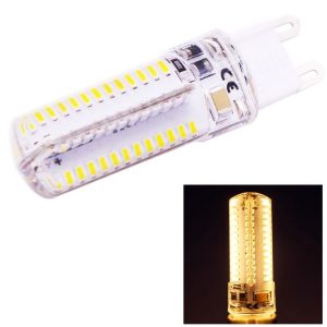 G9 4W 240-260LM Corn Light Bulb, 104 LED SMD 3014, AC 110V (Warm White)