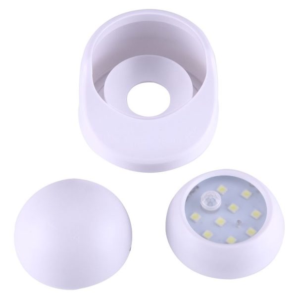 MM3W1 3W White Light PIR Motion Sensor Detector Security Lamp, 9 LEDs 240 LM 6000K 360 Degrees Rotation Wireless Motion Sensor Wardrobe Light / Night Light / Wall Lamp for bedroom, living room, bathroom, aisle - Image 5