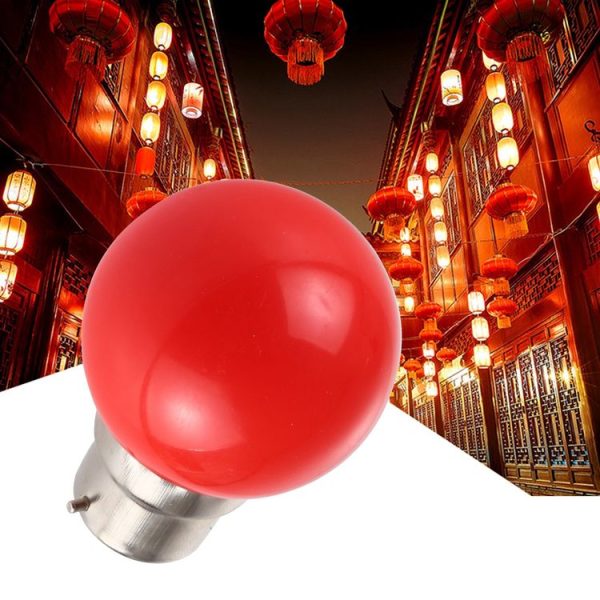 B22 3W 160LM 8 LEDs LED Energy Saving Bulbs, AC 220V (Red Light) - Image 6