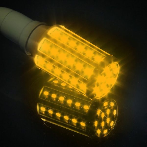 15W PC Case Corn Light Bulb, E27 1280LM 60 LED SMD 5730, AC 85-265V (Warm White) - Image 8