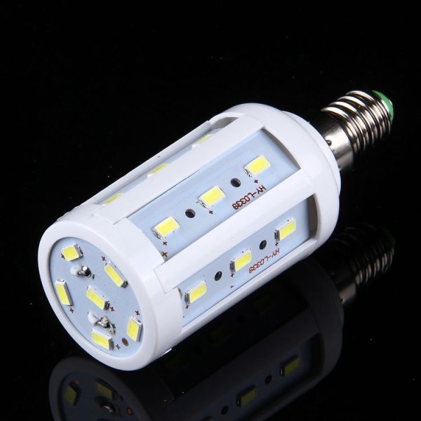 5W PC Case Corn Light Bulb, E14 380LM 24 LED SMD 5730, AC 85-265V (Warm White) - Image 2