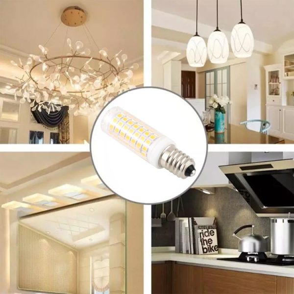 E14 88 LEDs SMD 2835 Dimmable LED Corn Light Bulb, AC 220V (White Light) - Image 5