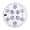 Waterproof Submersible LED Light, 10 LEDs Cylinder Remote Controlled with Remote Controllor, Remote Control Range (in Open Area): 24-30 Feet - Image 2