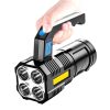 X508 Portable Rechargeable Long-range Multi-function COB LED Flashlight - Image 2