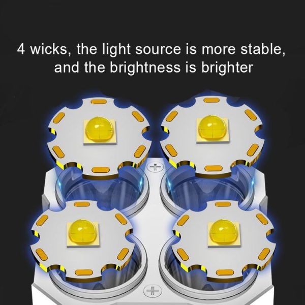 X508 Portable Rechargeable Long-range Multi-function COB LED Flashlight - Image 8