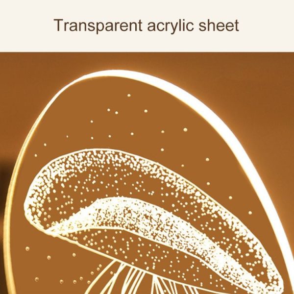 Three Footballs Shape Creative Crack Touch Dimming 3D Colorful Decorative Night Light - Image 3