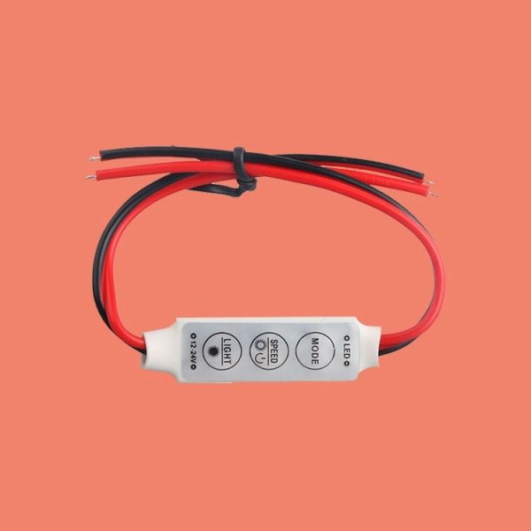 5PCS Mini 3 Keys Controller Dimmer for Single Color LED Strip Light, DC 12-24V - Image 3