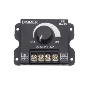30A LED Controller Knob Dimming Smart Module (Black)