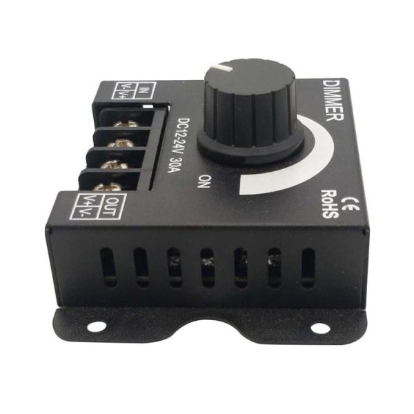 30A LED Controller Knob Dimming Smart Module (Black) - Image 2
