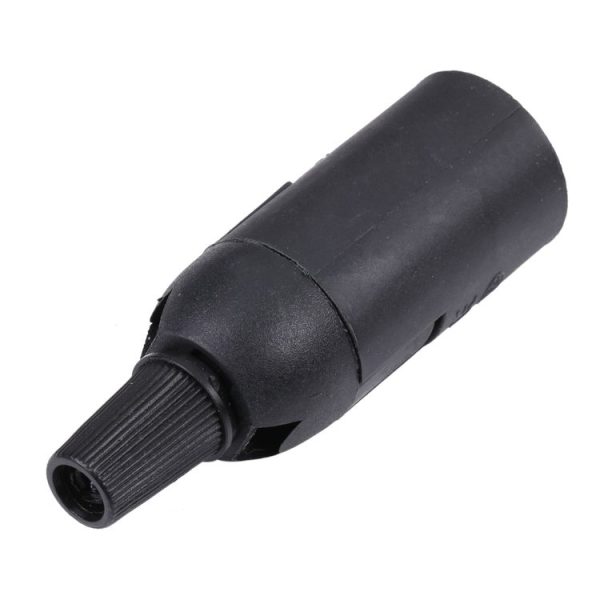 E14 Lamp Light Socket Bulbs Holder Base (Black) - Image 3