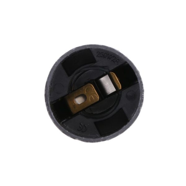 E14 Lamp Light Socket Bulbs Holder Base (Black) - Image 4