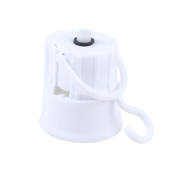 E27 B22 Emergency Lamp Universal Hooked Lamp Holder with Switch (White) - Image 2