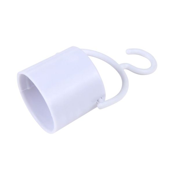 E27 Emergency Lamp Universal Lamp Holder with Hook (White) - Image 3