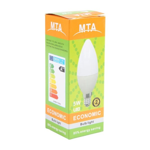 E14 7W 6500K White Light LED Bulb AC 85-265V - Image 4