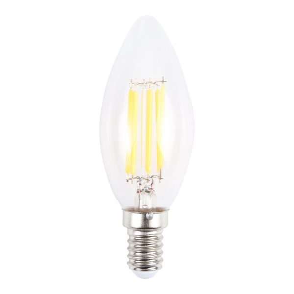 C35 E14 6W 4 LEDs 3000K Retro LED Flament Candle Light Bulb, AC 220V - Image 3