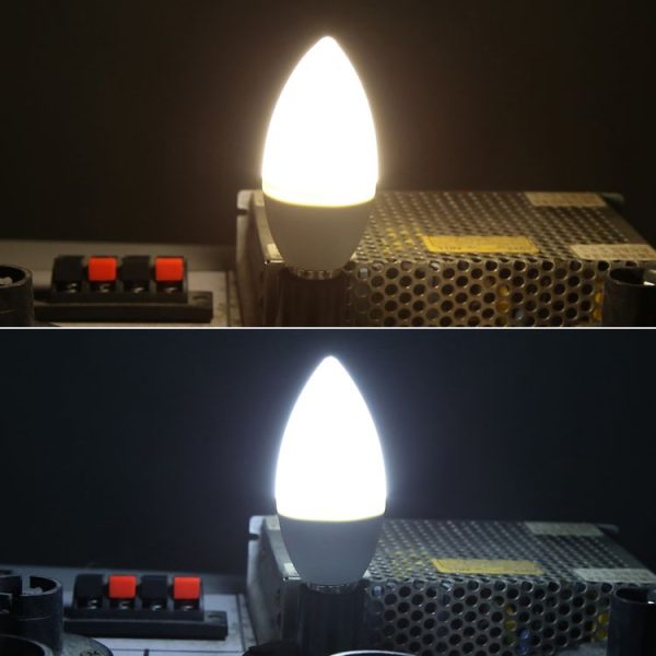 E14 7W 4000K White Light LED Bulb AC 85-265V - Image 4