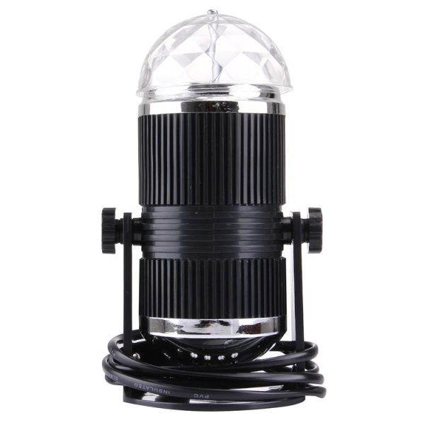 3W Mini Rotating Magic Ball LED Stage Light EU Plug - Image 2
