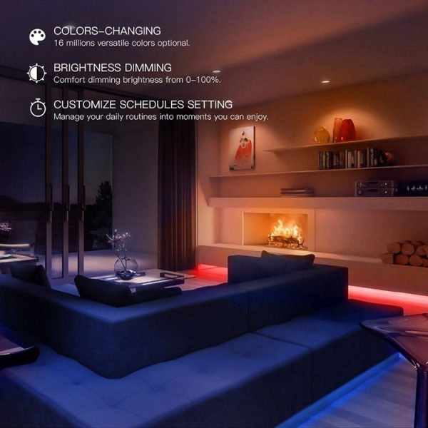 Original Xiaomi Youpin Yeelight Smart WiFi APP Remote Control Extension LED Strip Light, Length: 1m - Image 12