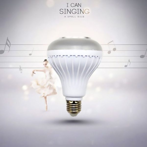 12W RGB LED Bluetooth Speaker Light, E27 Energy Saving Lamps with Remote Controller, AC 100-240V - Image 11