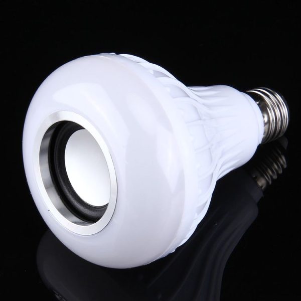 12W RGB LED Bluetooth Speaker Light, E27 Energy Saving Lamps with Remote Controller, AC 100-240V - Image 2