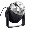 1W x 3 Mini Rotating Magic Ball LED Stage Light, with Remote Control, EU Plug - Image 4
