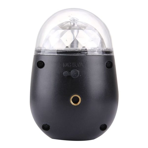 3W Mini 3ATM water resistant Rotating Magic Ball LED Stage Light, with Bicycle Mount - Image 3