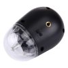 3W Mini 3ATM water resistant Rotating Magic Ball LED Stage Light, with Bicycle Mount - Image 4