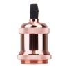 E27 Retro Vintage Screw Bulb Base Lamp Bulb Holder, Not Included Light Bulb, AC 85-265V (Rose Gold) - Image 2