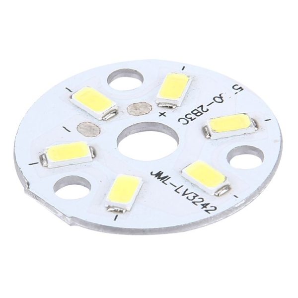 10 PCS 3W SMD 5730 Aluminum Base Light Panel, 6 LEDs 270 LM 3000-6500K, Diameter: 32mm - Image 4