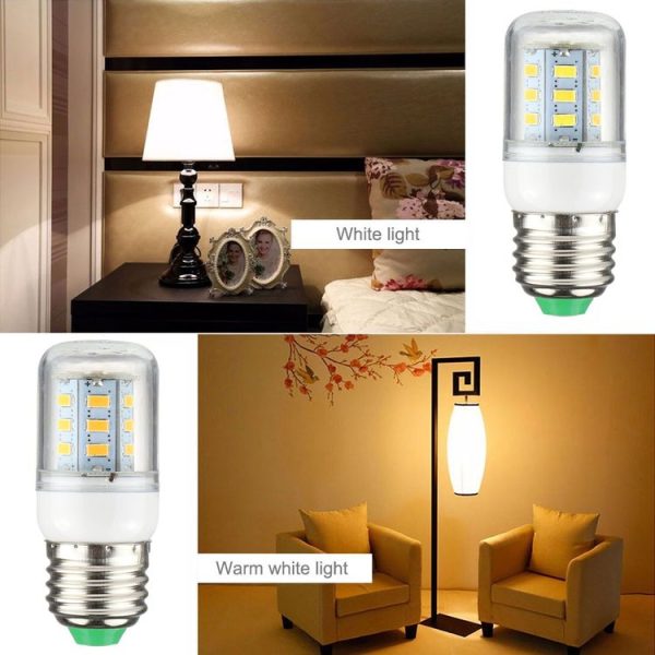 E27 24 LEDs 3W LED Corn Light, SMD 5730 Energy-saving Bulb, DC 12-30V - Image 6