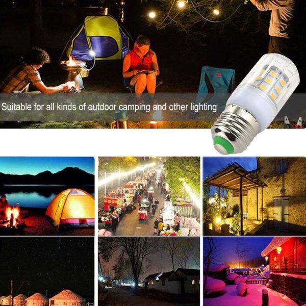 E27 27 LEDs 3W LED Corn Light SMD 5730 Energy-saving Bulb, DC 12V (Warm White) - Image 6