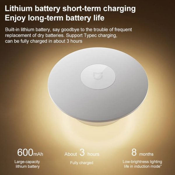 Original Xiaomi Mijia Night Light 3 Smart Induction Bedside Lamp - Image 3