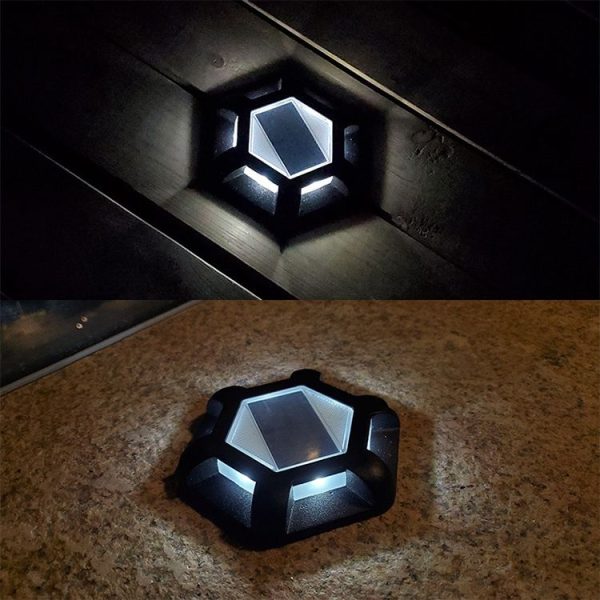 6 LEDs Outdoor Waterproof Aluminum Alloy High Compression Solar Buried Light Road Lighting Lamp, Color Temperature: 6000K (Black White Light) - Image 8