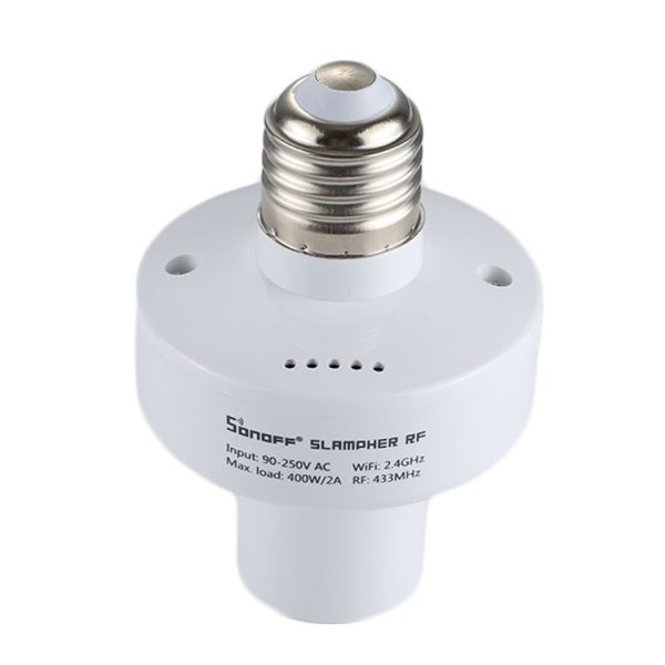 Sonoff Slampher RF eWelink Phone APP WiFi 2.4GHz E27 Smart Light Lamp Bulb Holder with Alexa Echo Voice Control & Google Home for Smart Home, AC 90-250V - Image 2