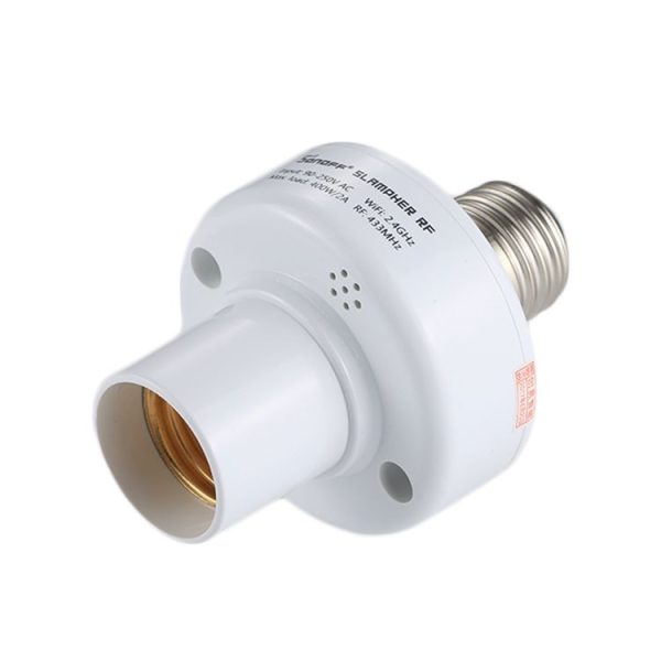 Sonoff Slampher RF eWelink Phone APP WiFi 2.4GHz E27 Smart Light Lamp Bulb Holder with Alexa Echo Voice Control & Google Home for Smart Home, AC 90-250V - Image 3
