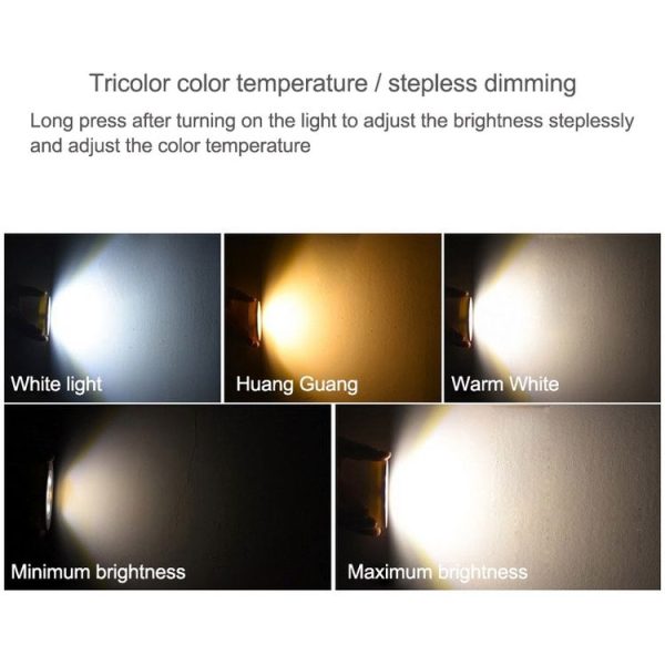 Warm White / White / Yellow Light LED Night Light, 6 LEDs Decoration Light for Car, Hotel, Corridor, Exhibition Hall, Wardrobe (Black) - Image 6