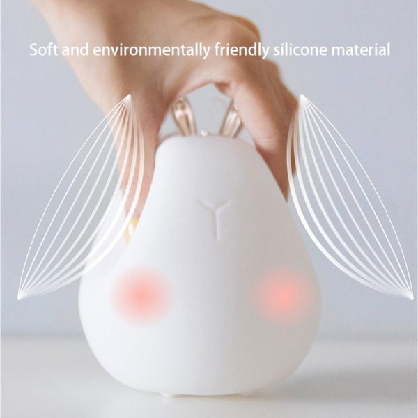 3life-317 Cute Rabbit LED Pat Light, 3-speed Brightness Adjustment Decorative Night Light for Bedroom, Study Room, Living Room - Image 5